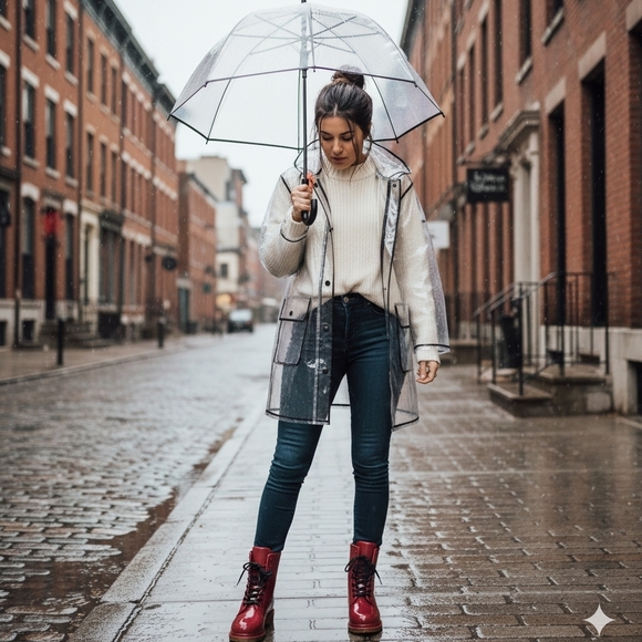 Ruby Rd. Red Women's Rain Boots - Picture 2 of 4